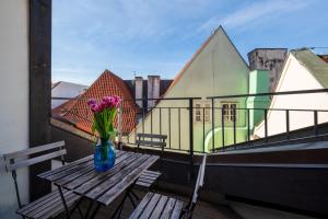Balkón nebo terasa v ubytování Old Town Square Premium Residence