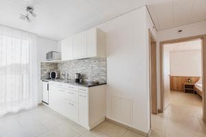 Virtuvė arba virtuvėlė apgyvendinimo įstaigoje Aparthotel Wiggertal - Self Check-in