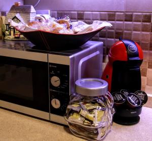 Una cocina o zona de cocina en A los Ojos del Río Duero