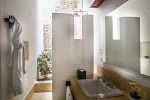 Ένα μπάνιο στο Hotel Quadrifolio