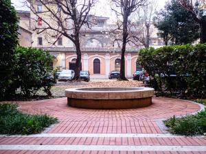 Vonkajšia záhrada v ubytovaní Atelier Pallavicini Suites