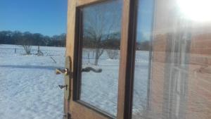 Linhay during the winter 