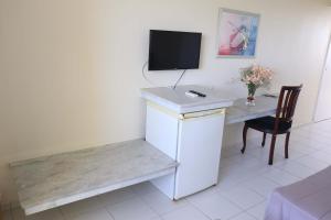 TV a/nebo společenská místnost v ubytování Grande Hotel de Juazeiro