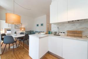 Køkken eller tekøkken på Light Blue Apartment + 17 billeder