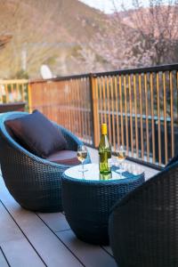Balkón nebo terasa v ubytování Bettei Gensen-Private Vacation Villa Bettei Gensen
