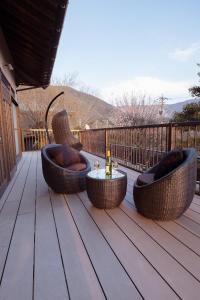 Balkón nebo terasa v ubytování Bettei Gensen-Private Vacation Villa Bettei Gensen