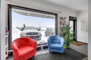 Posezení v ubytování Motel Lévis