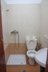 Koupelna v ubytování Hotel Bleta