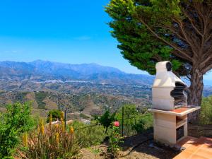 a view of the mountains from the top of a hill at Holiday Home Villa Montemar by Interhome in Torrox
