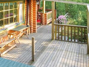 Balkón nebo terasa v ubytování Holiday Home Kallionnenä by Interhome
