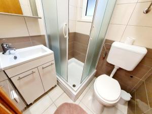 Koupelna v ubytování Apartman Šime