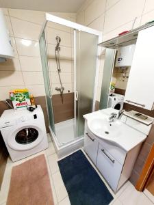 Koupelna v ubytování Apartman Šime