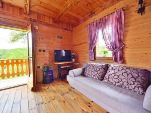 TV a/nebo společenská místnost v ubytování Chalet Lana by Interhome + 37 fotografií