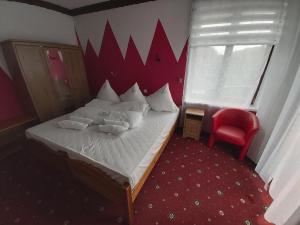 Posteľ alebo postele v izbe v ubytovaní Wisła Mountain SPA