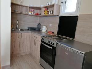 Kjøkken eller kjøkkenkrok på Haus Apartman Zaječar M&L