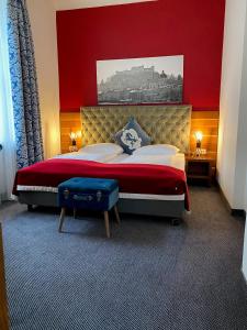 Łóżko lub łóżka w pokoju w obiekcie Hotel Villa Carlton - Adults Only