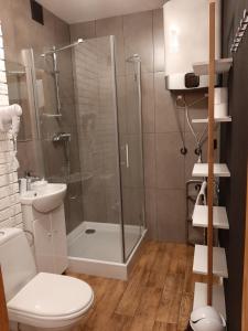 Kúpeľňa v ubytovaní Krupówki i Styl, Krupówki Inn i Studio Miła w Centrum przy Krupówkach APARTZAKOP