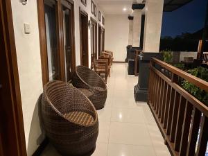 Posezení v ubytování Dikubu Belong Seminyak