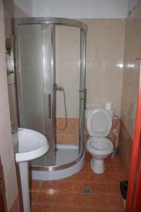 Koupelna v ubytování Hotel Bleta