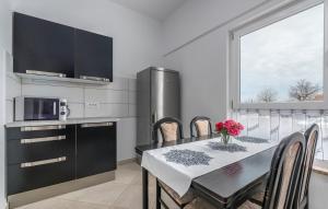 Kuchyň nebo kuchyňský kout v ubytování Apart Residence Leko