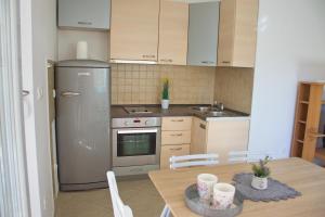 Kuchyň nebo kuchyňský kout v ubytování Apartment Olive Garden