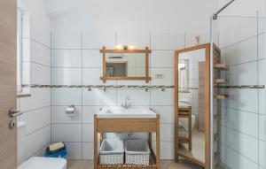 Koupelna v ubytování Apart Residence Leko