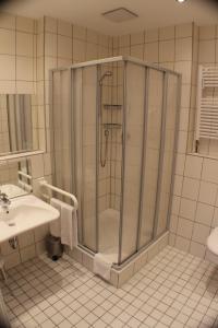 Koupelna v ubytování Avantgarde Hotel