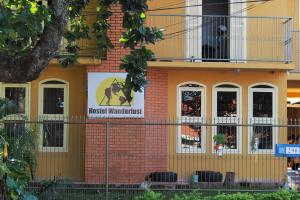 O edifício em que o hostel se localiza