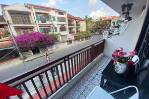 Balcon ou terrasse dans l'établissement Thanh Binh Central Hotel
