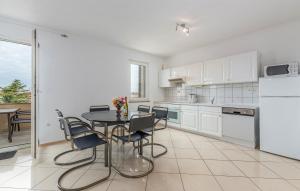 Kuchyň nebo kuchyňský kout v ubytování Apart Residence Leko
