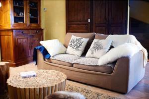 Posezení v ubytování Gite Domaine de la Juranvillerie