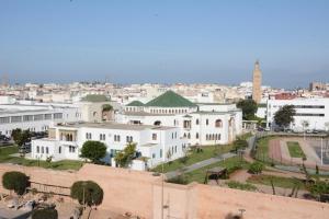 Nespecifikovaný výhled na destinaci Rabat nebo výhled na město při pohledu z hotelu