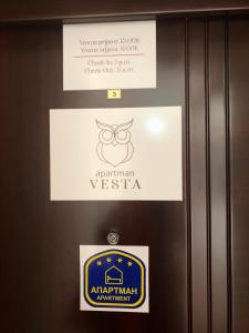VESTA Apartman tanúsítványa, márkajelzése vagy díja