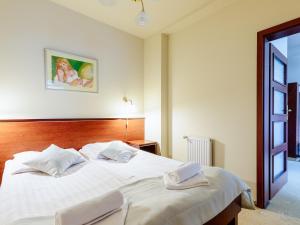Postel nebo postele na pokoji v ubytování Hotel Skalite Spa & Wellness