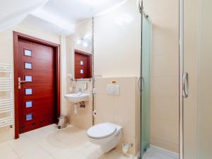 Koupelna v ubytování Hotel Skalite Spa & Wellness