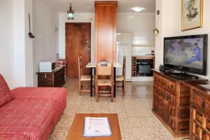 TV a/nebo společenská místnost v ubytování Acapulco Playa 308 Apartments Casasol