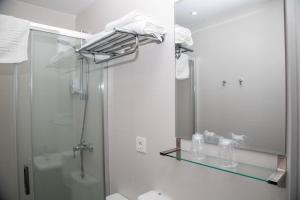 Vannituba majutusasutuses Alojamientos Rooms Catamarán