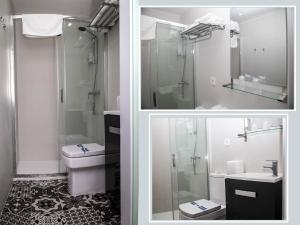 Vannituba majutusasutuses Alojamientos Rooms Catamarán