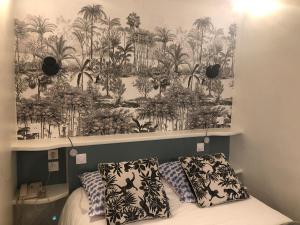 Cama o camas de una habitación en Hotel du Dragon