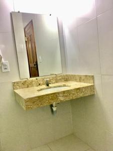 Koupelna v ubytování Hotel Pousada Hamburgo