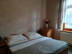 Letto o letti in una camera di Hotel Kralicek