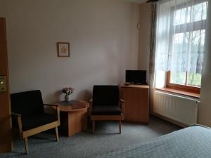 TV o dispositivi per l'intrattenimento presso Hotel Kralicek