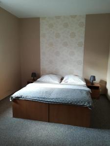 Letto o letti in una camera di Hotel Kralicek