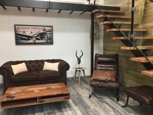 Posezení v ubytování LOFT 8