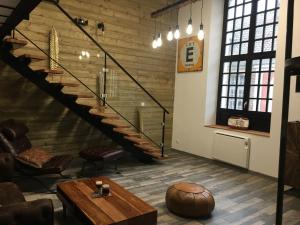 Posezení v ubytování LOFT 8