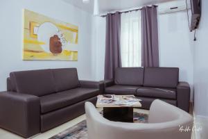 Χώρος καθιστικού στο Hotel Cesaria