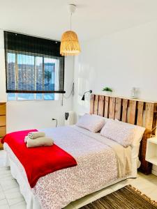 Apartamento en el centro de Pontevedra tesisinde bir odada yatak veya yataklar