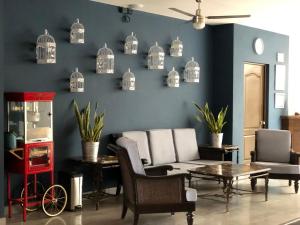 Posezení v ubytování Hotel las Margaritas Merida