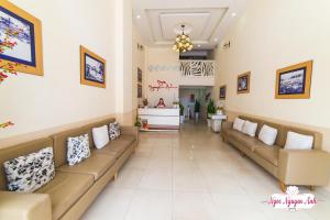 Χώρος καθιστικού στο Ngoc Nguyen Anh Hotel Da Lat