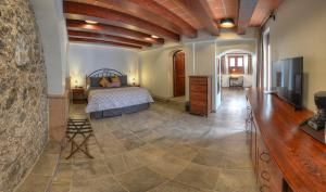 TV a/nebo společenská místnost v ubytování Hotel Santa Paula